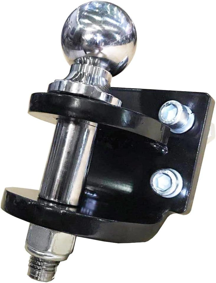 Acoplamento misto, engate de reboque com bola de 50 mm, força de tração 3,5 t (Black)