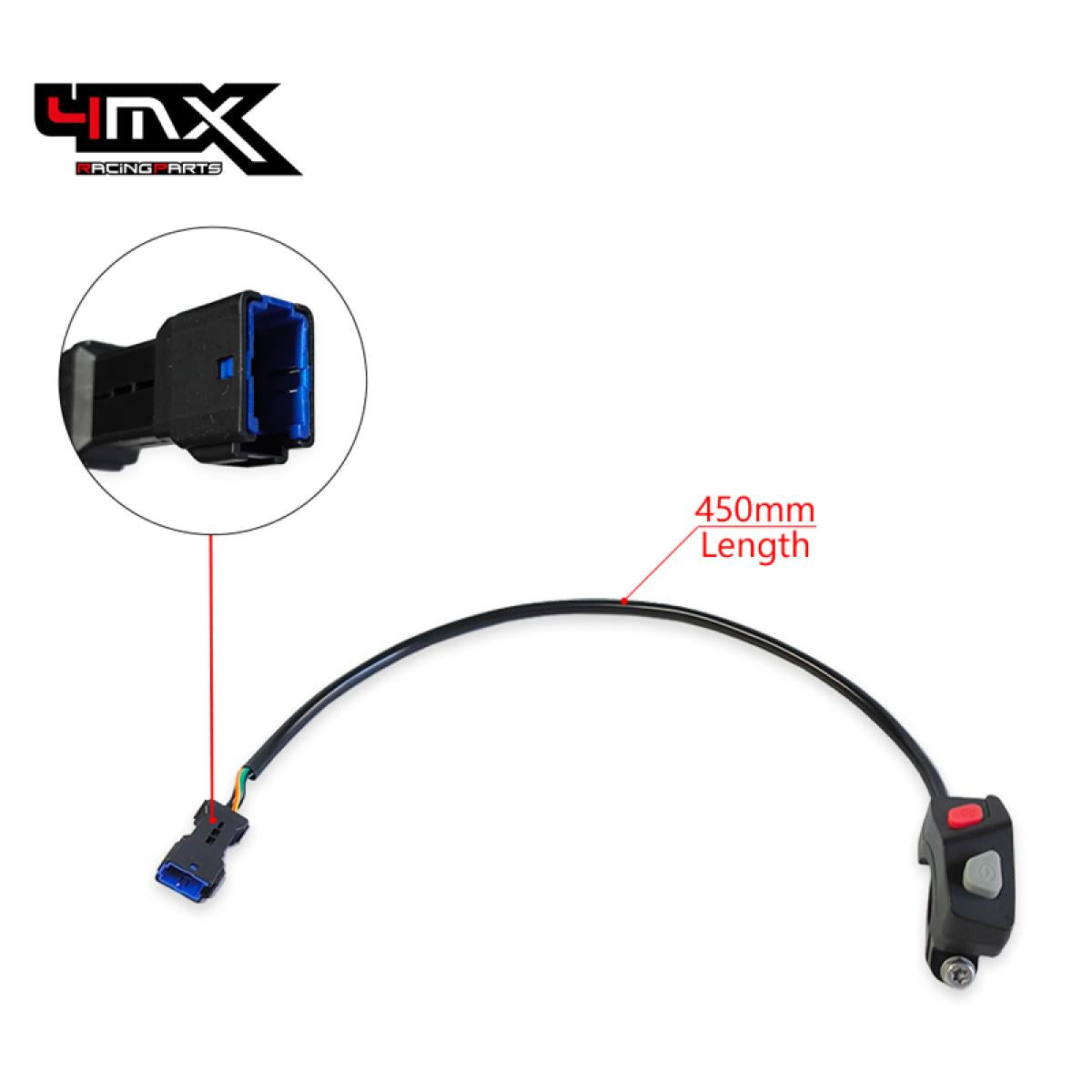 Botão Start/Stop 4MX KTM EXC/EXC-F 24-26 Husqvarna TC/FC 23-26 GasGas EC/EC-F 24-26