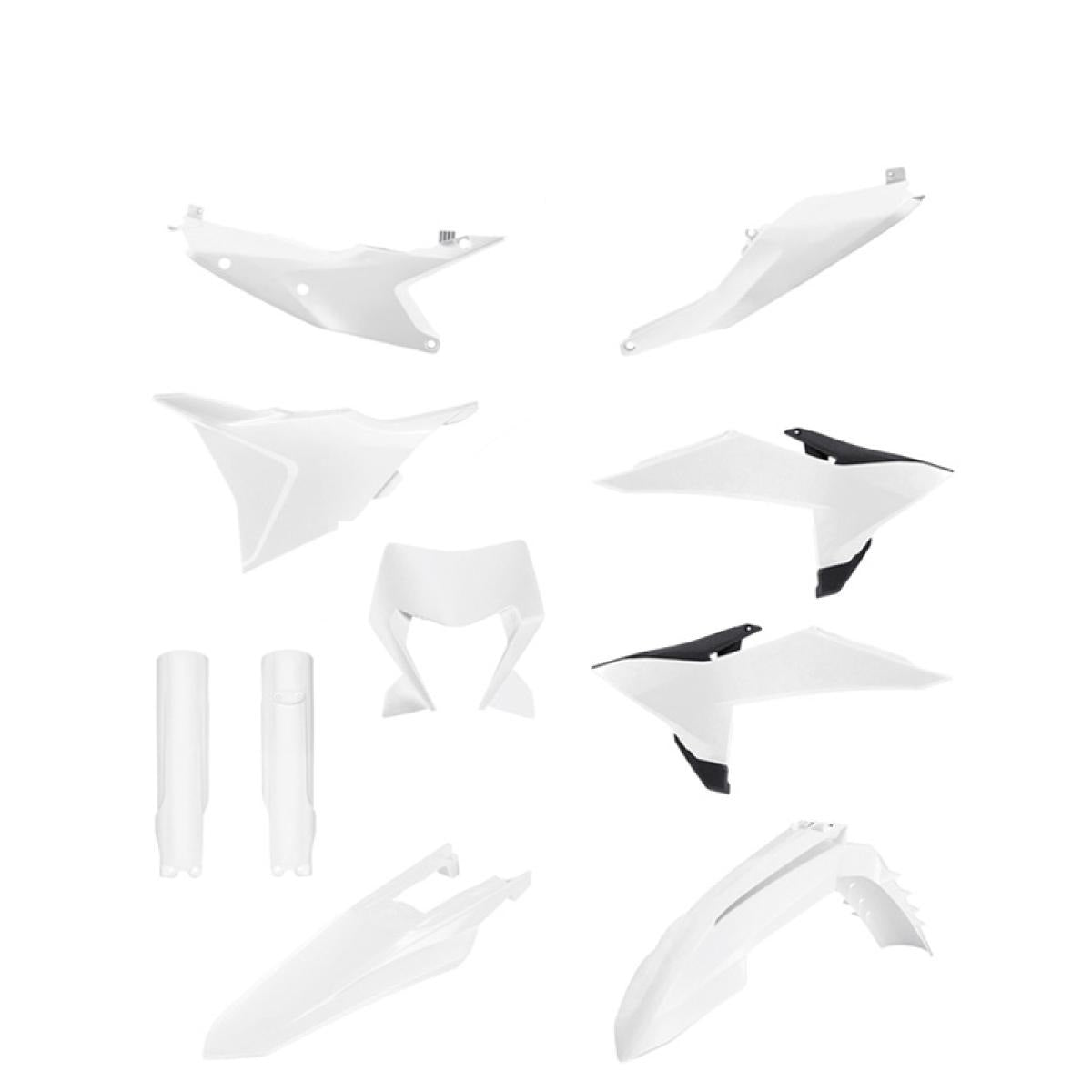 Kit Plásticos Completo KTM EXC/EXC-F 2026 Branco