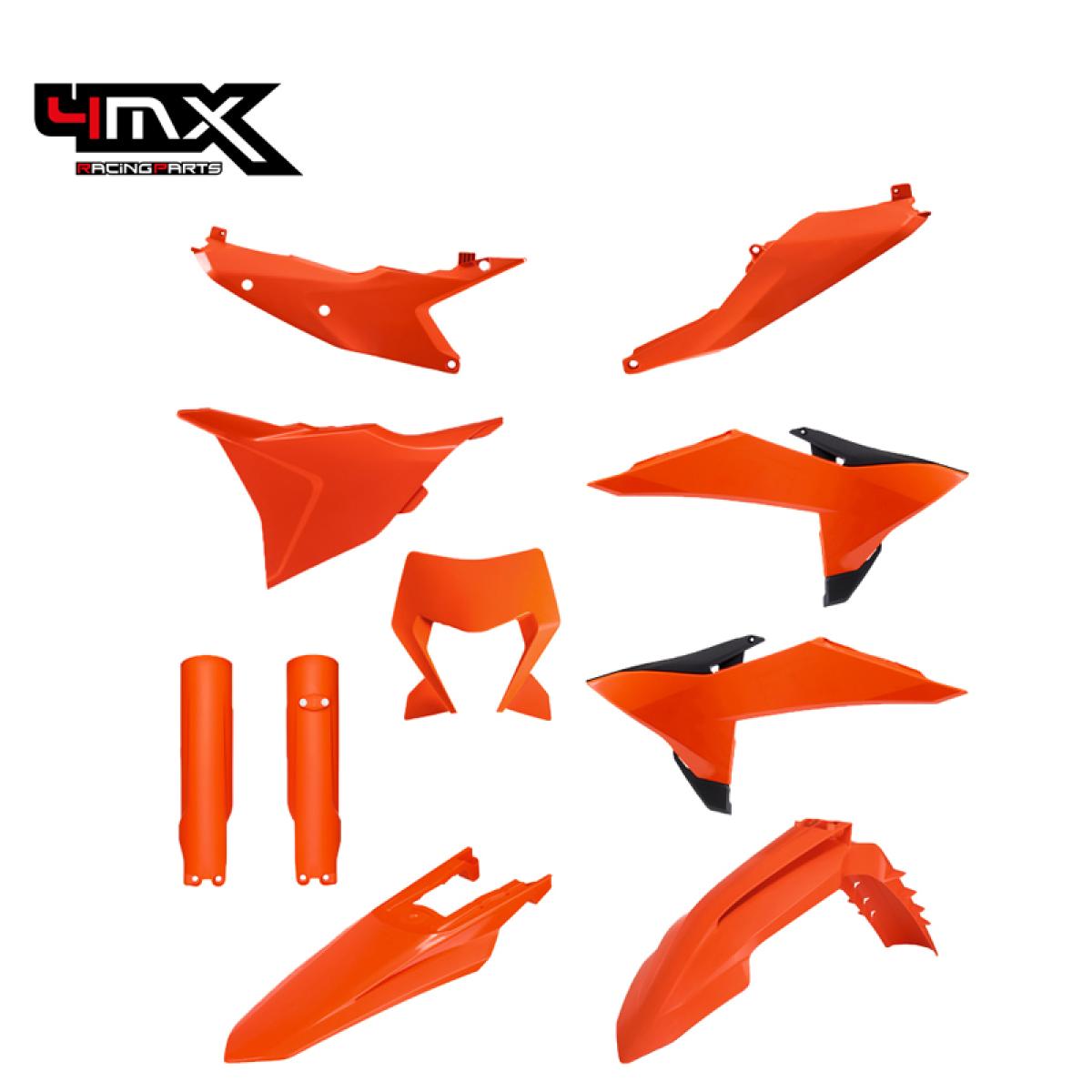 Kit Plásticos Completo 4MX KTM EXC/EXC-F 2026 Cor OEM