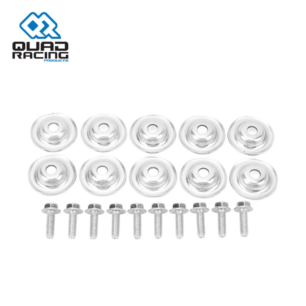 Pack Anilhas + Parafusos de Fixação Proteção Motor QR Polaris