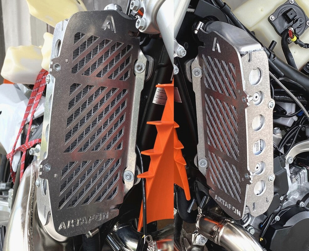 Kit de proteção KTM 250/300 TBI 2024-2027 – radiadores, balão, motor