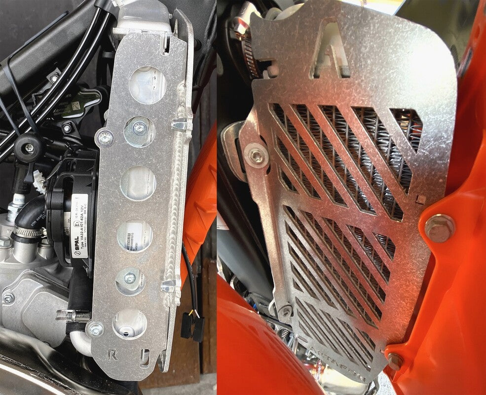 Kit de proteção KTM 250/300 TBI 2024-2027 – radiadores, balão, motor