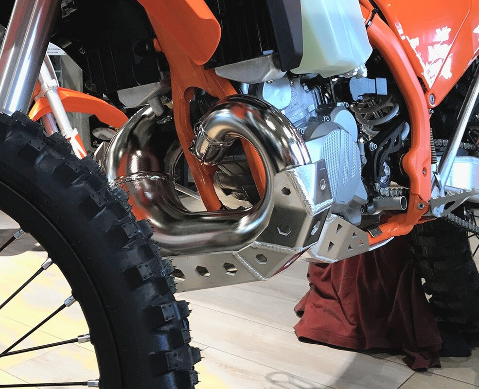 PROTEÇÃO CARTER + ESCAPE KTM, Husqvarna 250/300 2017-2019 – TPI/carburador