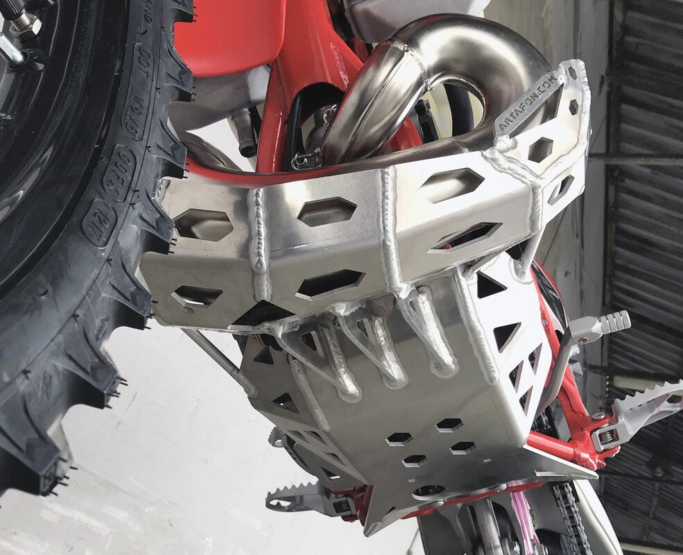 PROTEÇÃO CARTER + ESCAPE GasGas EC 250/300 2018-2020 – alumínio de 4 mm