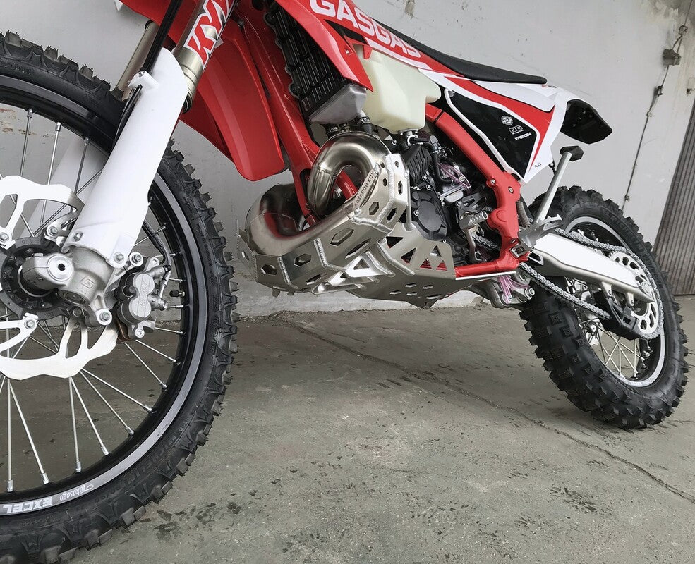 PROTEÇÃO CARTER + ESCAPE GasGas EC 250/300 2018-2020 – alumínio de 4 mm