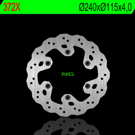 DISCO DE TRAVÃO TRÁS NG BRACKES YAMAHA YZ YZF 98-01