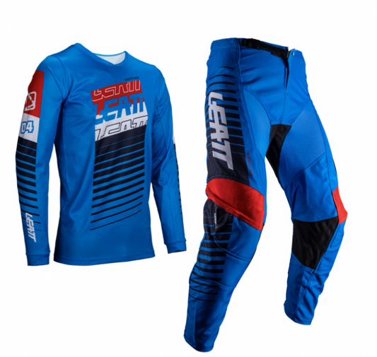 COJUNTO LEATT 3.5 ROYAL AZUL/VERMELHO