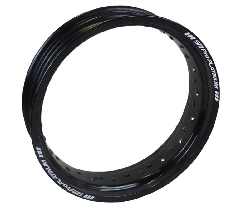 Aro Traseiro Sm Pro Platinum 425x17 Cor Preta - 36 Raios