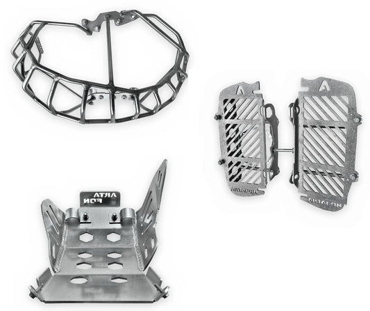 Kit de proteção KTM 250/300 TBI 2024-2027 – radiadores, balão, motor