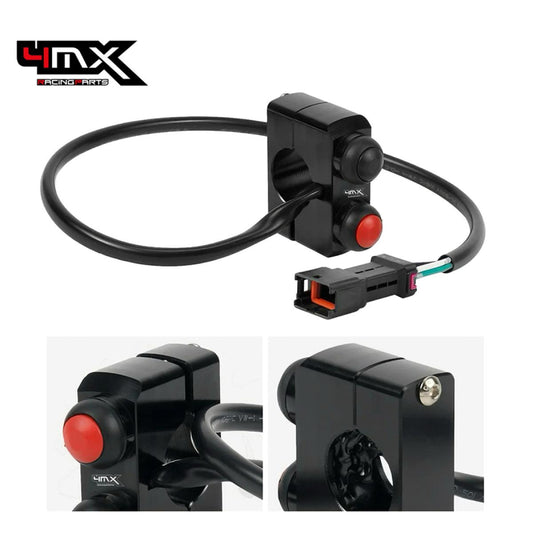 Botão Start/Stop 4MX KTM EXC/EXC-F 24-25 Husqvarna TC/FC 23-25 GasGas EC/EC-F 24-25