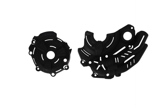 Kit Prot. Tampa Embraiagem/Tampa Ignição Acerbis Tenere 700 19-23 Preto