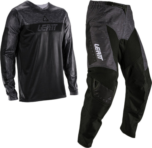 CONJUNTO LEATT 3.5 V26 PRETO/CINZA