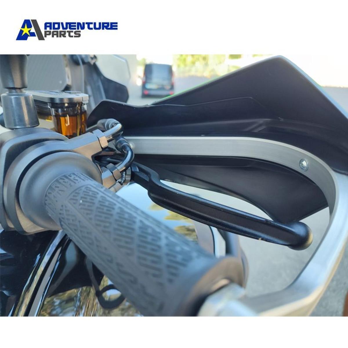Proteções de Mão Adventure Parts CFMOTO 450 MT Rosa/Azul/