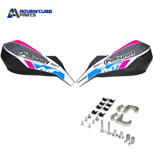 Proteções de Mão Adventure Parts CFMOTO 450 MT Rosa/Azul/